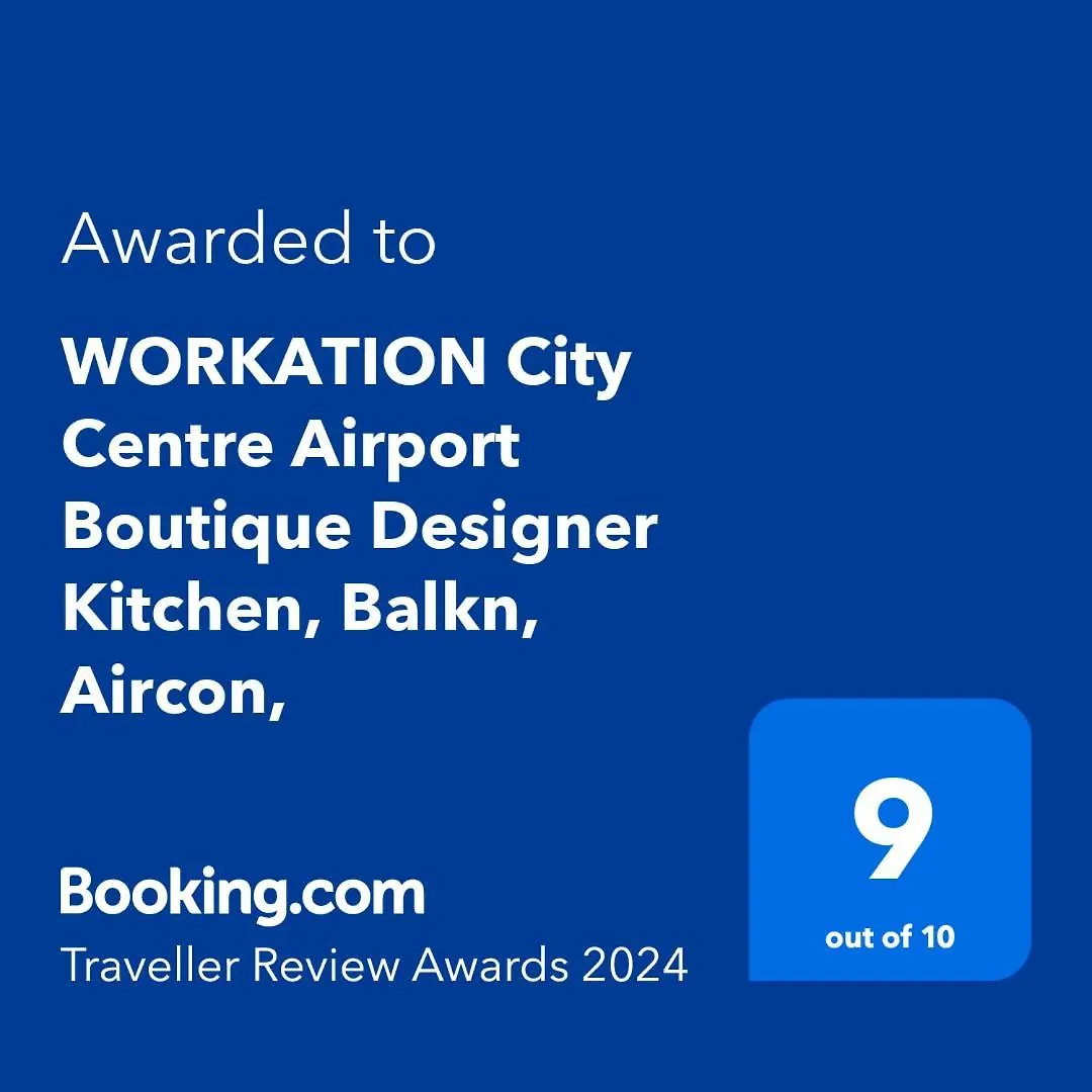 Workation Centre Airport Boutique Designer Bath, 3-4 Days Best Offer, Kitchen, Balkony, Aircon Warszawa